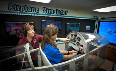 Boeing - public school flight simulator